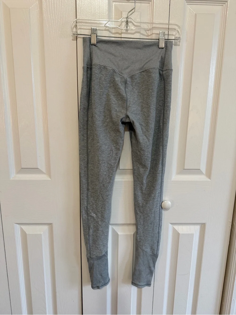 Alo Yoga Alosoft Leggings Zinc Heather Size Small